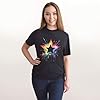 Azeeda 'Watercolour Style Star' Unisex T-Shirt - 100% Cotton, Black, XXL (TA00458709) #2