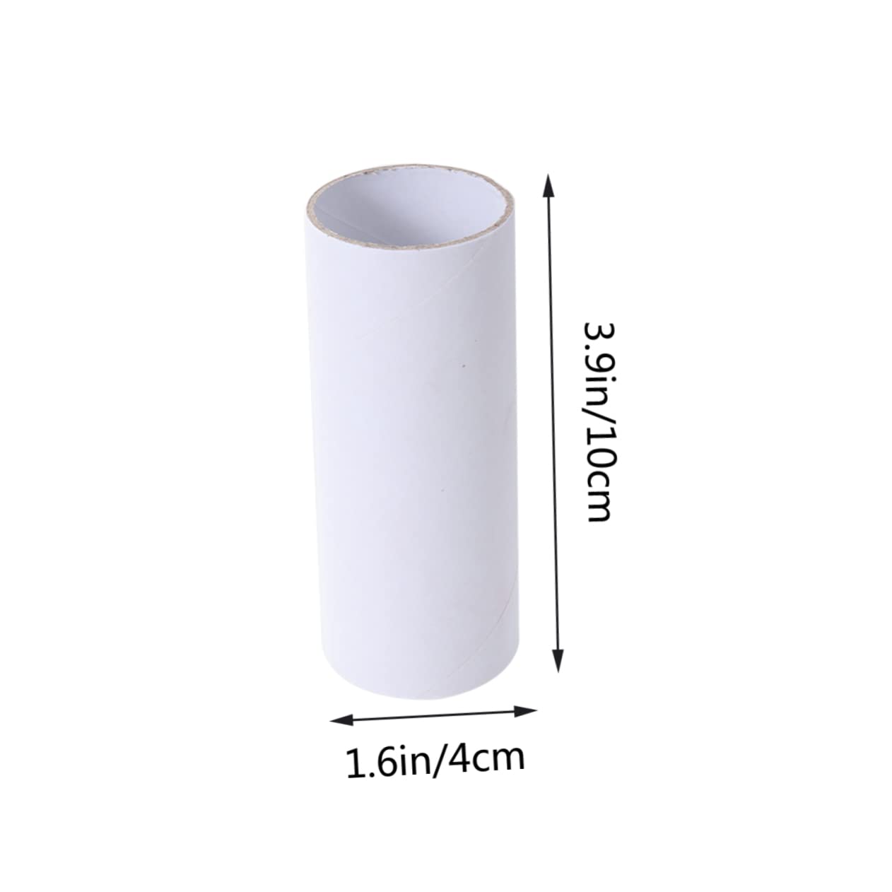 Housoutil 20pcs Paperboard Tube Craft Roll Paper Cardboard Tear-Resistant for Boys and Girls Art Projects