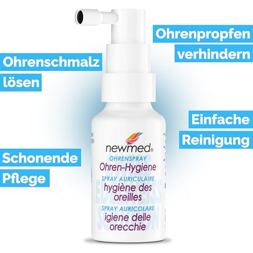 newmed sprej za uši 30 ml - liječenje čepova od ušnog voska kod odraslih i djece | Sustavno čišćenje ušiju