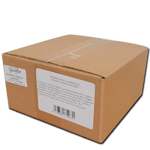 CAFES GUILIS DESDE 1928 AMANTES DEL CAFE Bio Vanille Rooibos Blatt Box 15 Pyramiden - Pack 4