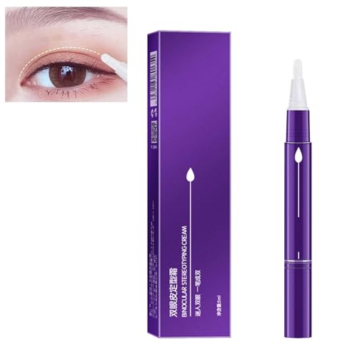 Doppel Augenlid Stift Kleber Augenlid Stripes Unsichtbar Unsichtbare Styling Creme Langanhaltend Flüssiges Schlupflider Tapes Aufkleber Creme Doppel Augenlid Serum (1PC)