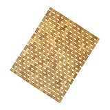 SUPVOX Alfombrilla de Bambú Natural Antideslizante para Entrada y Baño Diseño Ecológico para Interiores Dormitorio Baño y Cocina Tapete de y Decorativo