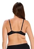 Sans Complexe Damski biustonosz bezprzewodowy Coton D'arum Soutien Gorge Classique Sans Armature, Czarny (Noir 4), 95D