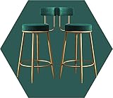 ★ 【Sgabello da bar robusto e resistente】: lo sgabello da bar è realizzato con struttura in metallo. I nostri sgabelli da bar contro altezza sono molto resistenti e hanno una capacità di peso di 150 kg.
