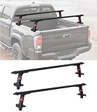 Ladder Rack for Truck, 800LBS Capacity Truck Bed Rack, Adjustable Height 17.32''-28.35'', Width 51.18