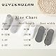 QIYIENDIAN 10 Paar Baby Crew Socken weiche Baumwolle elastische feste Farben Socken für Unisex Kleinkind Jungen Mädchen(White,6-12M)