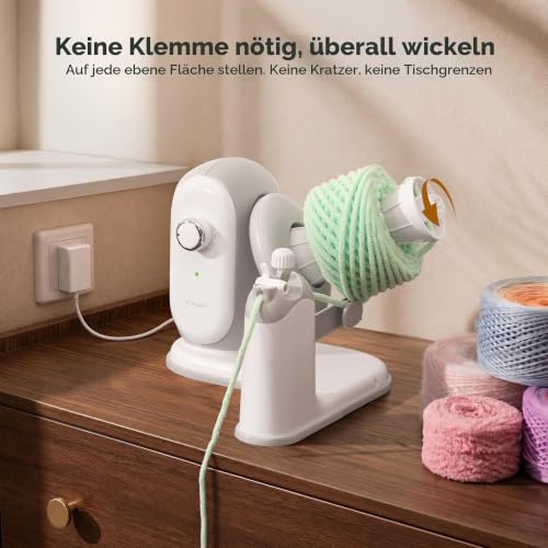 Caydo Wollwickler Elektrisch A1 Pro Max für große 16oz perfekte Garnkuchen – Bild 4