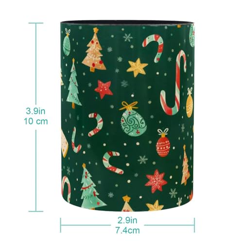 Pot à crayons en métal ciselé étoile de Noël accessoire chic - 6
