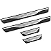 4Pcs Car Acciaio Inossidabile Battitacco, per KIA Sportage QL 4 2016-2019 Kick Plates Protezione Davanzale Portiera AntiGraffio Benvenuto Pedaliera, Auto Battistrada Adesivo Styling Accessori