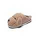 ASY Diapositive per la casa da Interno Plus Size Cartoon Dog Faux Fur Furry Pantofole Inverno Casa Scarpe Calda per Le Donne Coppie (Color : Apricot, Size : OneSize-9.5)