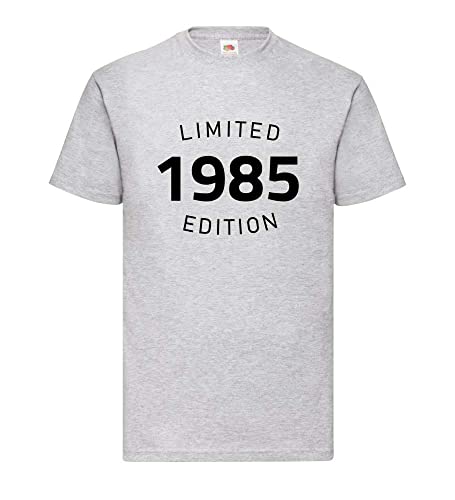 T-shirt homme 1985 Limited Edition gris XXXL vêtement homme grande taille