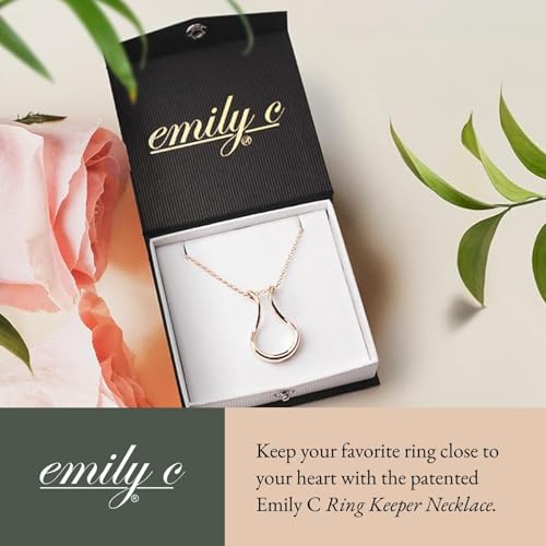 Original Patented Necklace - Stainless Steel Ring Holder - Women & Men Wedding & Engagement Ring Necklace - Gift for Her - Mother, Mom, Wife, Nurse, Doctor2