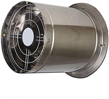 ventilation fan Stainless Steel Cylindrical Exhaust Fan, Powerful Kitchen Exhaust Fan ,Double Side with Protective Grille, 7/9/11inch Single Side Embedded Exhaust Fan powerful bathroom extractor fan (