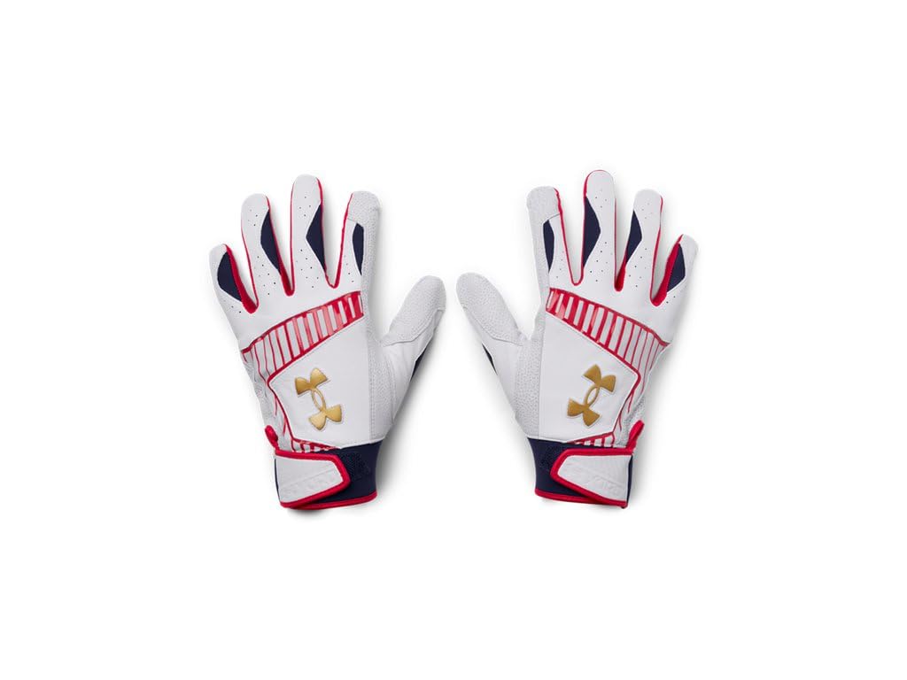 Under Armour Guanti da baseball da uomo Yard 9 stelle e strisce