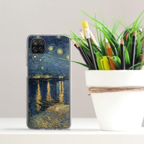 Coque silicone Samsung A12 impression art Van Gogh durable - 5