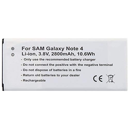 AccuCell – Batería para las baterías Samsung Galaxy Note 4 con NFC