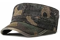 Material: 100% Washed Cotton One Adjustable Size: 57-60cm=7 1/8- 7 1/2, One size fits most adults, Please kindly check your head size before buy. Both sides of the vent hole, so that a better cooling of the head. Built-in sweat belt, absorbing sweat,...