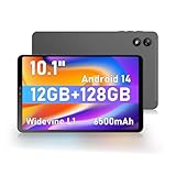 Android Tablet, 10.1 inch Android 14 Snapdragon 685 Processor, 12GB RAM 128GB ROM 1200*1920 IPS HD Touchscreen, 2.4G+5G Wi-Fi 6500mAh Battery Powerful Performance Tablet, 5MP+5MP Dual Cameras
