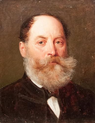 Pinturas famosas en lienzo con textura de alta fidelidad: Ritratto di Vilmos Benczur 60x90
