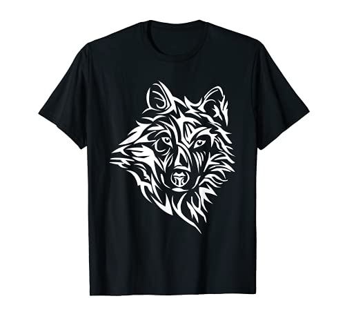 Dire Wolf pochoir Lone Northern Tribal Teen Howling Direwolf T-Shirt