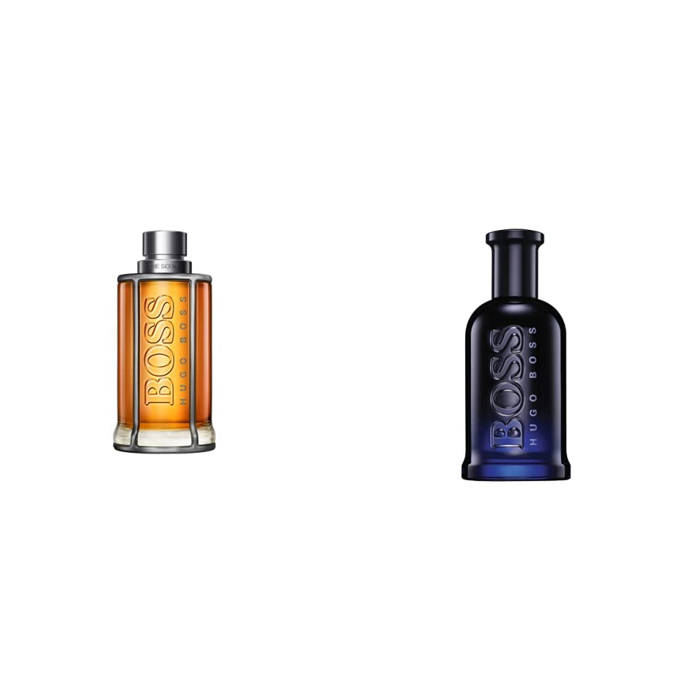 Hugo The Scent Acqua di colonia, vaporizzatore, Uomo, 200 ml & Bottled Night Eau de Toilette