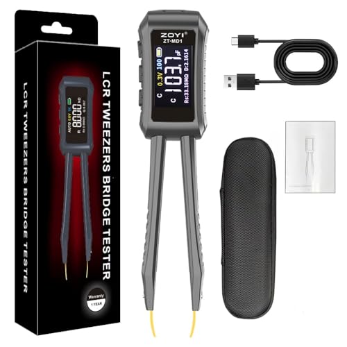 ZOYI Pinça Digital Inteligente Lcr Bridge Zt-Md1 com Display Oled...