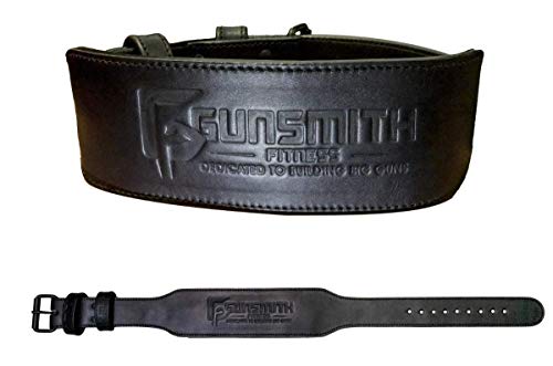 Gunsmith Fitness Apex Lifting Belt - Ultra Premium Handmade, All Black Olympic & Powerlifting (Olympic 6/7mm Single Prong, M) โ image 1
