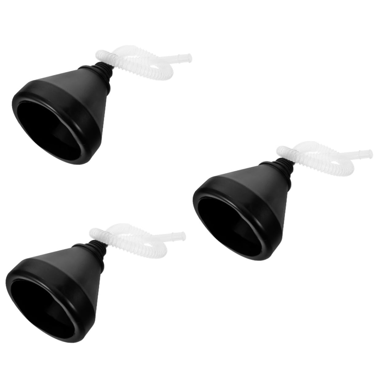 3piezas Embudo De Flexible Filtro Para Automóviles y Motocicletas Embudo De De y Para Sin Tapón Gran Capacidad y Eficiencia Reabastecimiento