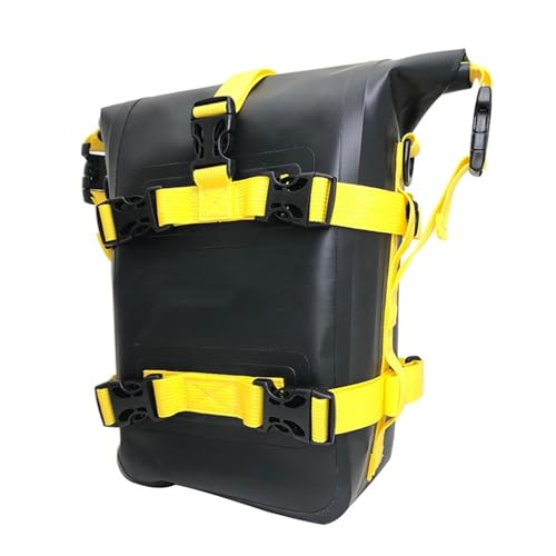 Sacoche de protection moto étanche noire jaune pour cadre et selle BMW R1250RT K1600GT