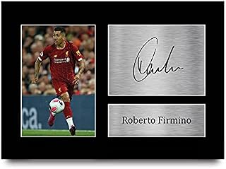 HWC Trading Roberto Firmino Gift Signed A4 Printed Autograph Liverpool Gifts Print Photo Picture Display
