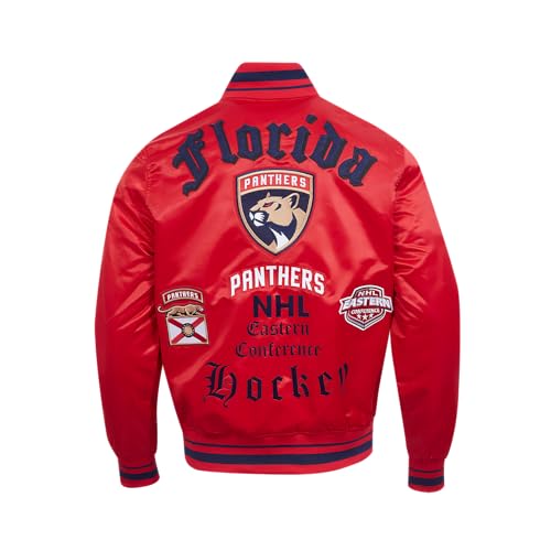 Image of Pro Standard Mens NHL Old English Satin Jacket