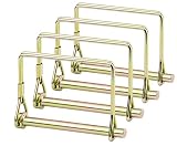 Goreks Trailer Safety Coupler Pin, Square PTO Pin ¼ Inch Shaft Locking Pin for Farm Trailers Wagons