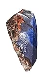 Gesamtlänge des Anschliffs ca. 35x17 mm. Die Rückseite ist ungeschliffen