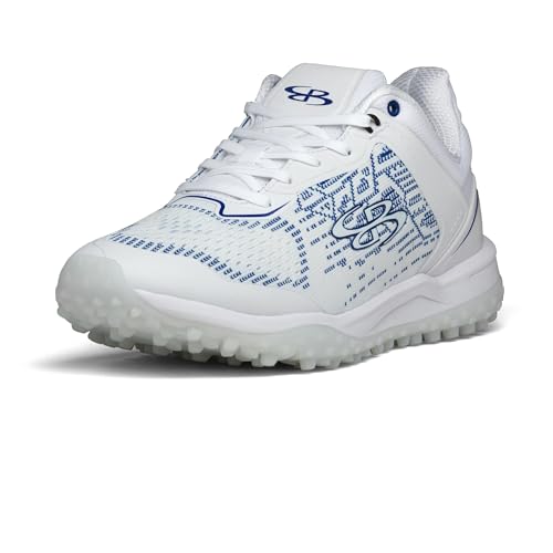 Boombah Viper Pureknit Men's Turf Shoes - White Out - Multiple Color Options - Multiple Sizes