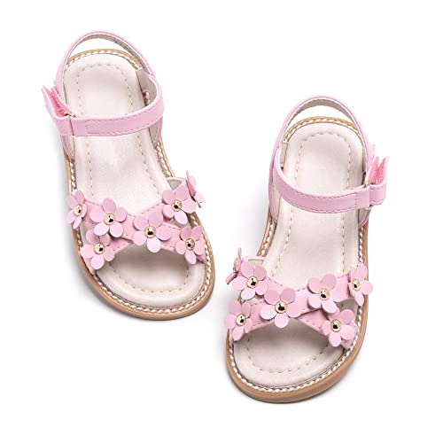 Image of Kiderence Toddler Girls Sandals Little Girls Kids Summer Shoes Toddler Sandals