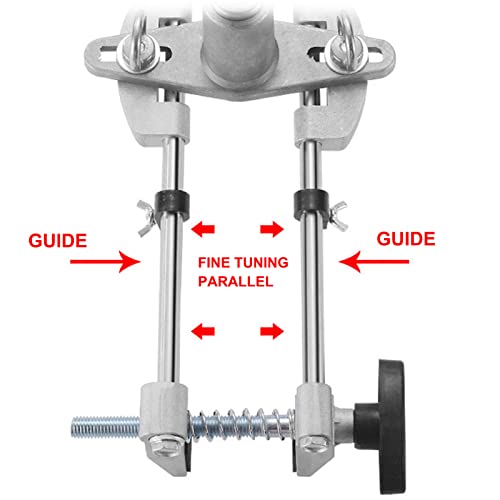Kit de abertura de furo de fechadura de porta, gabarito de mortiser de trava de substituição seguro