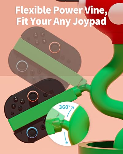 Image of Switch 2 TV Dock for Nintendo Switch2 Docking Station with Cooling Fan, Chargering Dock for Switch 2 /Joypads, Piranha2 Stand with 4K 60Hz HD /USB 2.0 /USB-C Ports, PD Fast Charging Cute Gaming Setup