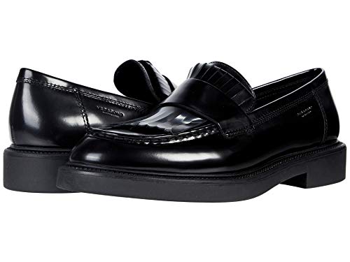 Image of Vagabond Shoemakers Alex W Polished Leather Penny Loafers