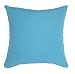 Do4U 320g Thick Polyester Fiber Waterproof Throw Pillow Case Cushion Cover for Travel, Indoor, Outdoor, Rattan Sofa, Bed 18 x 18 inches(Turquoise)