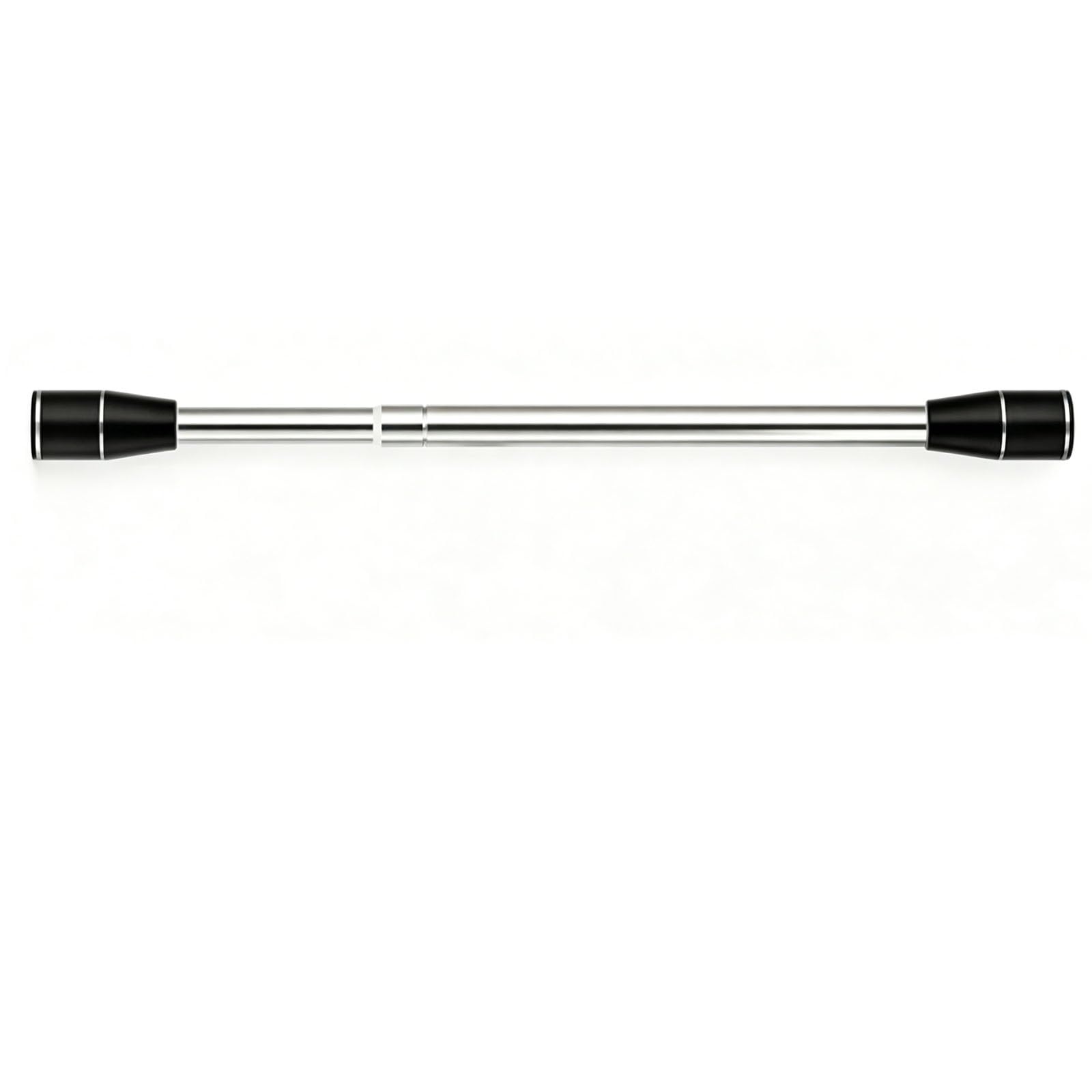 Adjustable 19–118 In Shower Curtain Rod, Closet Rods for Hanging Clothes