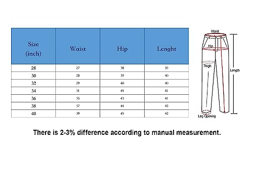 Hungson Mens Chinos Slim Fit Stretch Flat-Front Skinny Dress Pants Khaki #TOP3