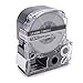 Produktbild vhbw Schriftband Kassette Patrone 24mm kompatibel mit Epson LabelWorks LW-1000P, LW-600P Ersatz für LC-6SBE, SM24X.