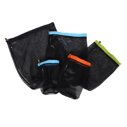 HONMEET Polyester Mesh Storage Bag Sleep Bag Liner Hiking Sack Travel Gear Efficient Compression Easy Transport