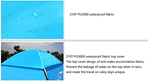 Carpa para camping automática 2-3 personas azul miniatura 3