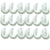 10mm, 8mm & 6mm Cat's Eye Bead Strands Grade A Fiber Optic, 32 Colors to Choose from (8mm, White)