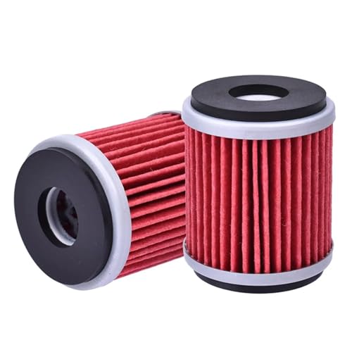 YAMAHA YFZ450 YFZ450R YZ250F YFM250 CZD300 XMAX 300 WR125X WR125R WR250F YP125R �I�C���t�B���^�[�ɓK�� �o�C�N�̃I�C���t�B���^�[(2pc)