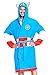 Produktbild Marvel Bademantel Herren Avengers Morgenmantel Fleece Warm Winter Robe (L, Blau Captain America)