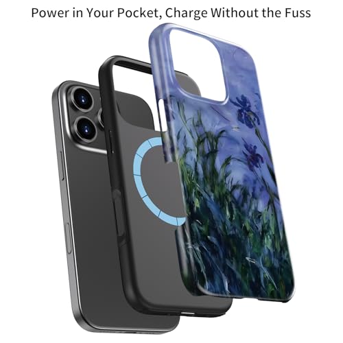 Esdot Cute Case for iPhone 16 Pro,Compatible with Magsafe,Trendy Floral - image 3