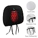 Retro Ladybug Print Universal Car Headrest Cover Car Seat Head Rest Protector Fit All Car Interior Auto Accessories 1 PCS