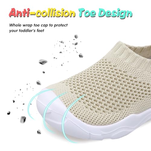 Image of JOINFREE Toddler Boys Girls Sneaker Slip On Shoes Kids Lightweight Breathable Walking Shoes